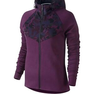 Nike Tech Fleece Full-Zip Camo Print Hoodie